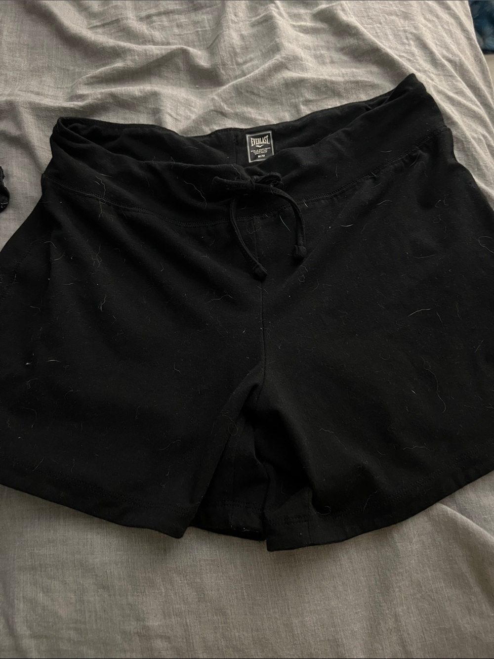 Everlast Black Pull-Tie Fitness Shorts
